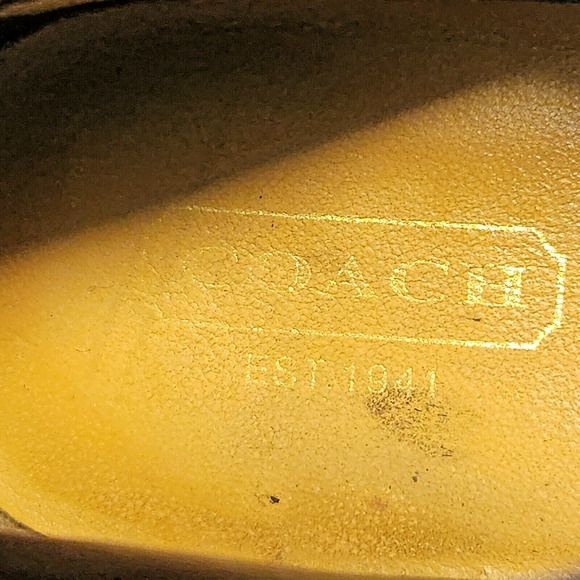 Coach Cassy Chestnut Brown Suede Wedge High Heel Lace Up Boots Women's Size 8B - Picture 9 of 13